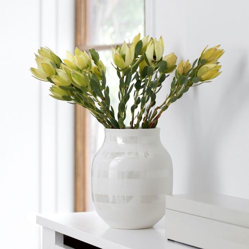 Kähler - Omaggio Vase - Pearl, H 20 cm