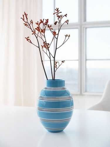 Kähler - Omaggio Nuovo Vase 30 cm, mittelblau